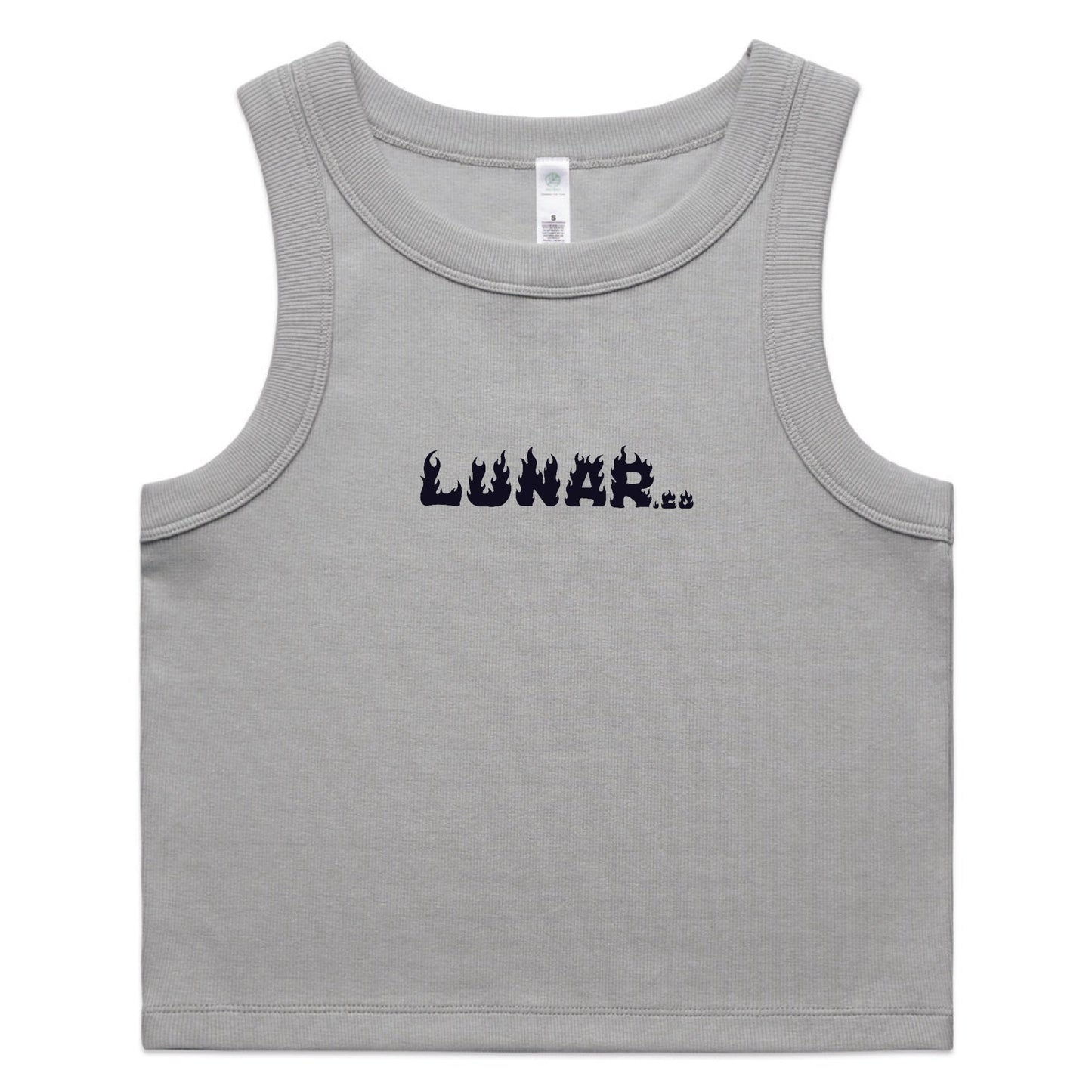 Flame Series Tank Crop - Storm