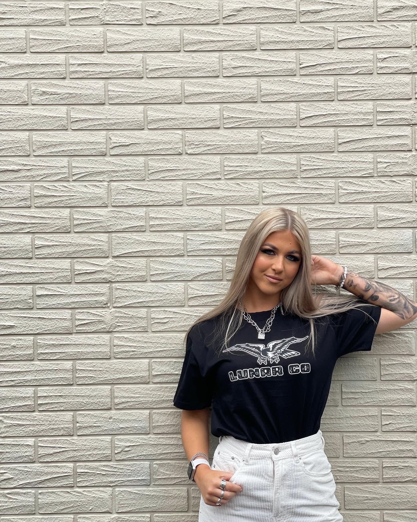 Eagle Flash Box Tee - Vintage Black