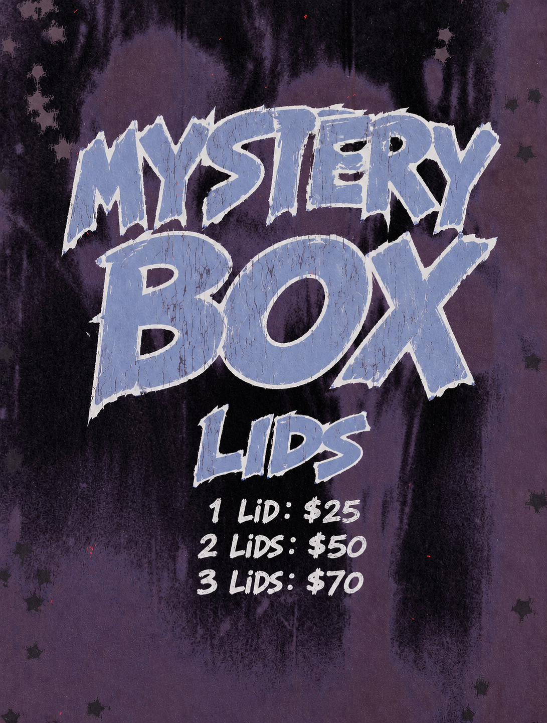 1 x LID: MYSTERY BOX
